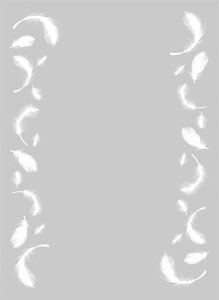キャラクタースリーブプロテクター 【世界の文様】 「エンジェルフェザー」 パック