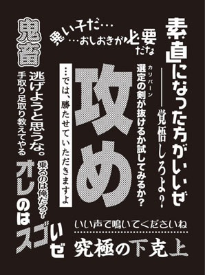 モノクロームスリーブコレクション 「攻め」 パック