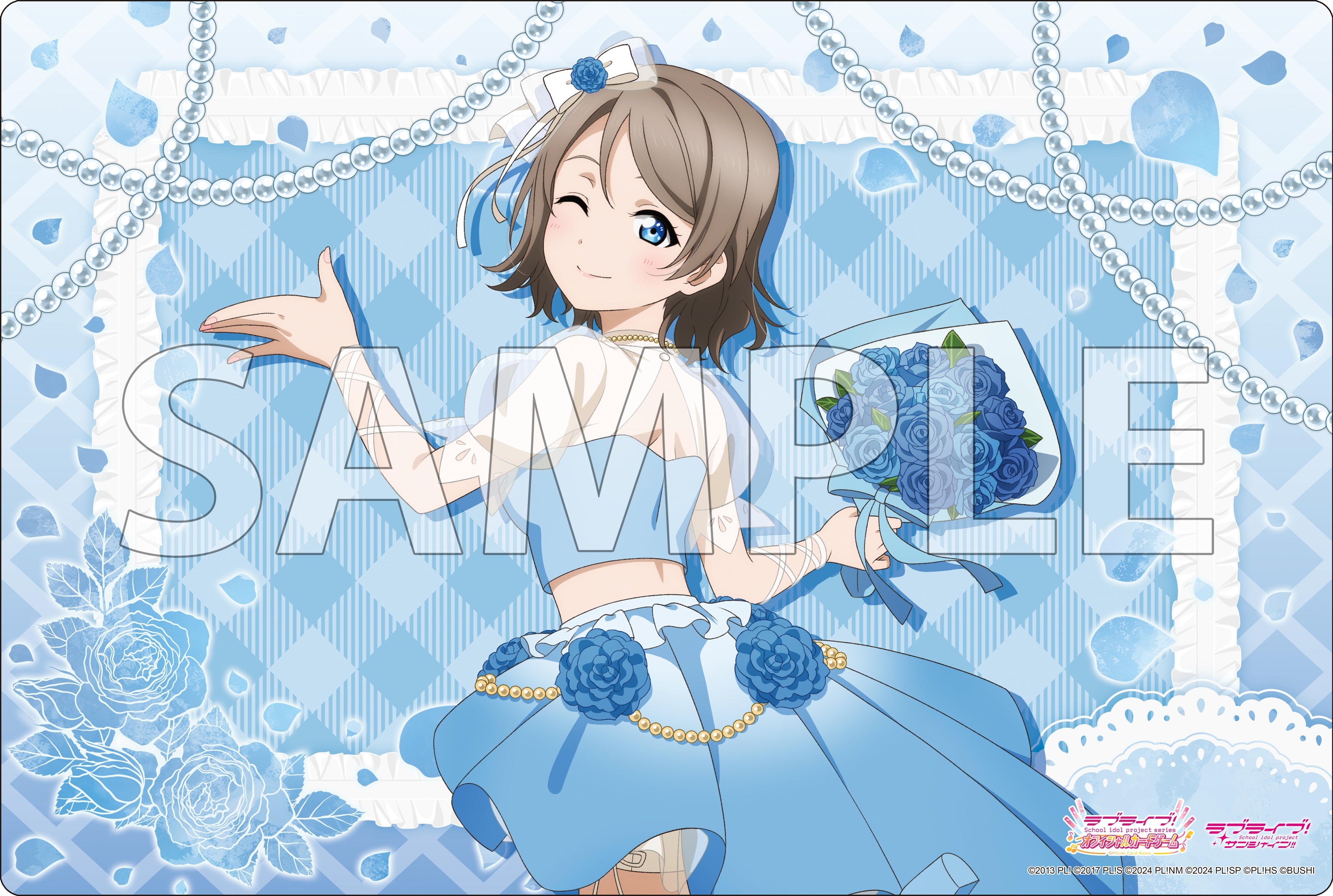 ブシロード ラバーマットコレクション V2 エクストラ Vol.169 ラブライブ！サンシャイン!!『渡辺 曜』ラブカ感謝祭ver.