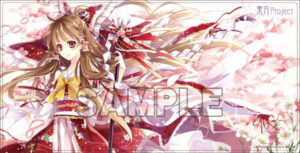 東方プロジェクト 汎用プレイマット 博麗霊夢 Ver.2 絵師：望月椎那