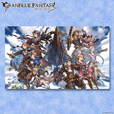 グランブルーファンタジー フレキシブルラバーマット 集合ビジュアル柄