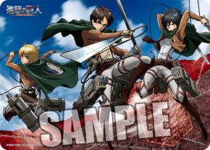 キャラクター万能ラバーマット 進撃の巨人「エレン・ミカサ・アルミン」
