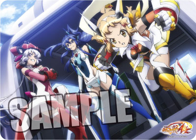 キャラクター万能ラバーマット 戦姫絶唱シンフォギアAXZ「響・翼・クリス」