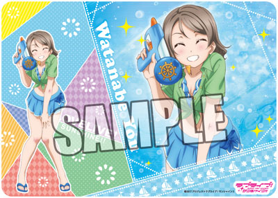 キャラクター万能ラバーマット ラブライブ！サンシャイン！！「渡辺曜」水遊びVer.
