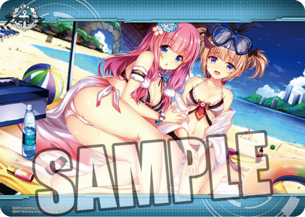 キャラクター万能ラバーマット アズールレーン「サフォーク＆ノーフォーク」