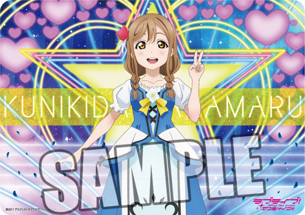 キャラクター万能ラバーマット ラブライブ！サンシャイン！！「国木田花丸」WATER BLUE NEW WORLD Ver.