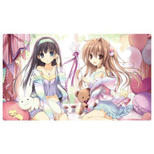karory先生 描き下ろしプレイマット(舞香ちゃん＆来雪ちゃん)