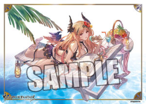 キャラクター万能ラバーマット グランブルーファンタジー「オリヴィエ」水着Ver.