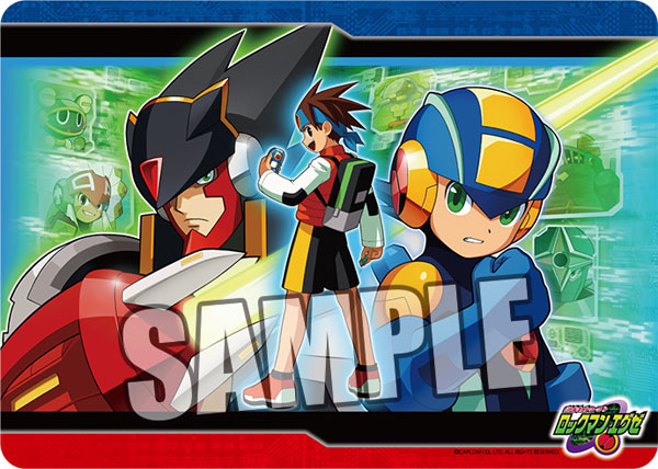 キャラクター万能ラバーマット ロックマン エグゼ「チーム オブ カーネル」