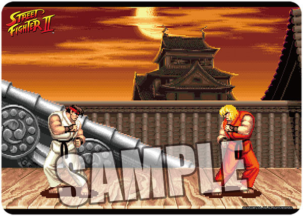 キャラクター万能ラバーマット STREET FIGHTER II「リュウステージ」