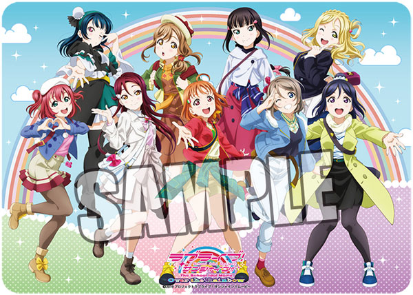 キャラクター万能ラバーマット ラブライブ！サンシャイン！！The School Idol Movie Over the Rainbow Ver.2