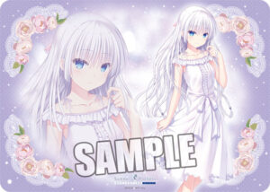 キャラクター万能ラバーマット Summer Pockets REFLECTION BLUE「鳴瀬しろは」ドレスVer.