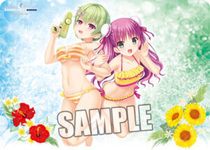 キャラクター万能ラバーマット Summer Pockets REFLECTION BLUE「美希＆うみ」