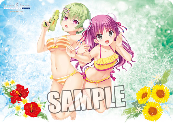 キャラクター万能ラバーマット Summer Pockets REFLECTION BLUE「美希＆うみ」