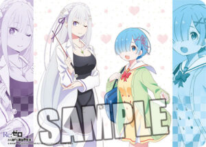 キャラクター万能ラバーマット Re：ゼロから始める異世界生活「エミリア＆レム」