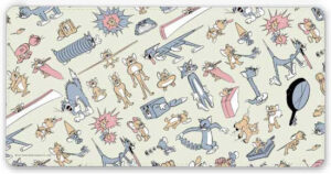 トムアンドジェリー デスクマット ファニー