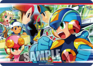 キャラクター万能ラバーマット ロックマン エグゼ「バトルチップGP」