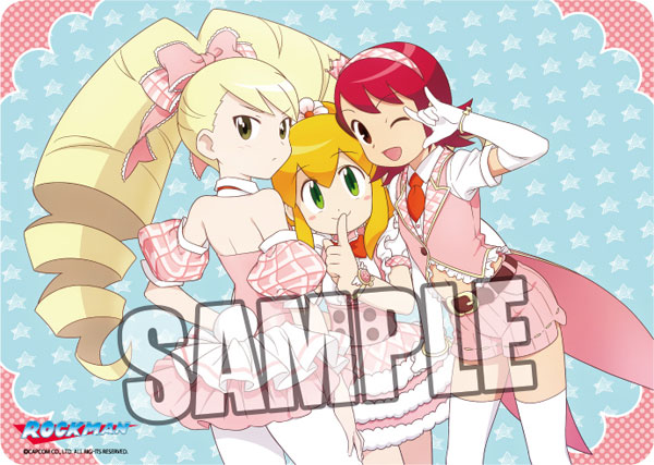 キャラクター万能ラバーマット ロックマン アイドル「ロール・メイル・ルナ」