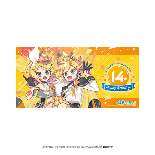 鏡音リン・レン HAPPY 14th BIRTHDAY デスクマットA