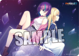 キャラクター万能ラバーマット PARQUET「リノ＆ツバサ」