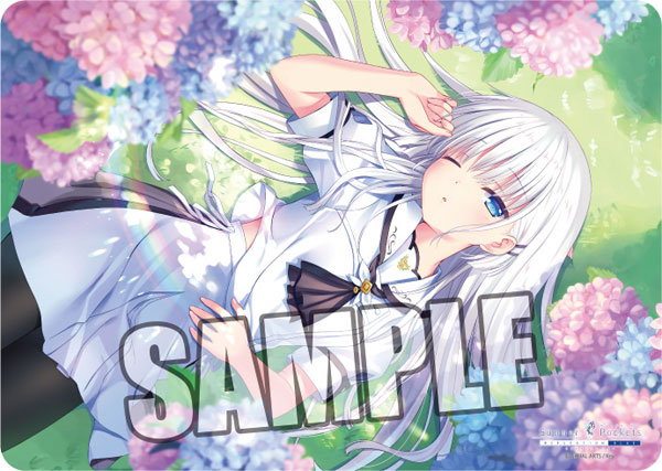 キャラクター万能ラバーマット Summer Pockets REFLECTION BLUE「鳴瀬 しろは」まどろみVer.
