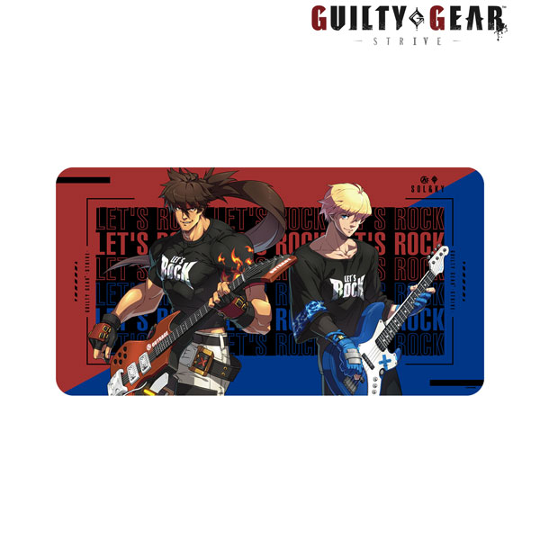 GUILTY GEAR -STRIVE- 描き下ろしイラスト ソル=バッドガイ＆カイ=キスク バンドver. プレイマット