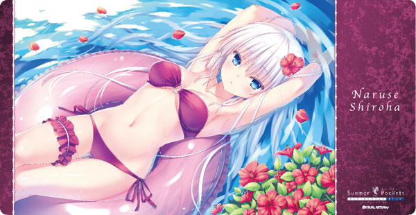 キャラクター万能ラバーマットスリム Summer Pockets REFLECTION BLUE「鳴瀬しろは」水着Ver.