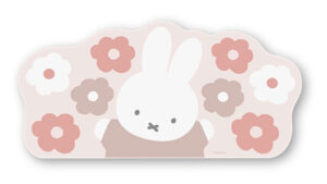 ミッフィー ダイカットデスクマット フラワー