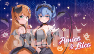 あみこちゃん デスクマット ハロウィン イラスト：カンザリン