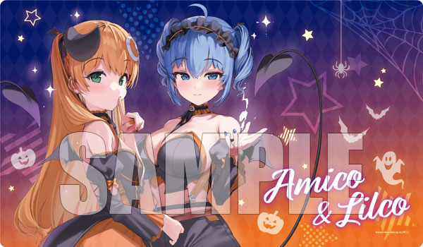 あみこちゃん デスクマット ハロウィン イラスト：カンザリン