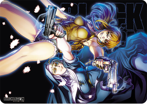 キャラクター万能ラバーマット BLACK LAGOON「レヴィ＆エダ」