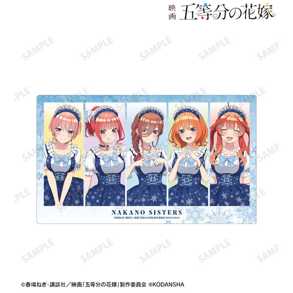 映画『五等分の花嫁』 描き下ろしイラスト 集合 スノーメイドver. プレイマット