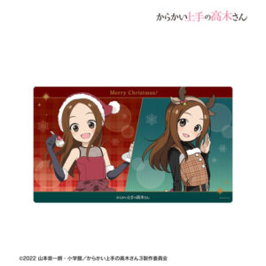からかい上手の高木さん 描き下ろしイラスト 高木さん クリスマスver. プレイマット