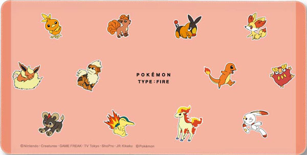 ポケットモンスター デスクマット ほのおタイプ