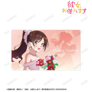TVアニメ『彼女、お借りします』 描き下ろしイラスト 水原千鶴 花びらドレスver. プレイマット
