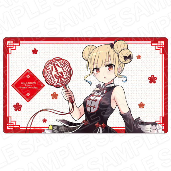 ラーメン大好き小泉さん 10周年記念ラバーデスクマット チャイナドレス ver.