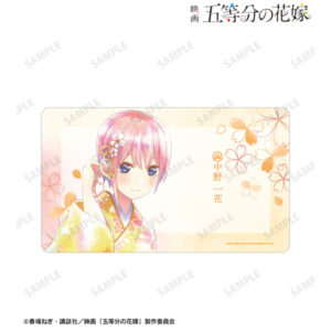 映画『五等分の花嫁』 描き下ろしイラスト 中野一花 桜和装ver. Ani-Art aqua label マルチデスクマット