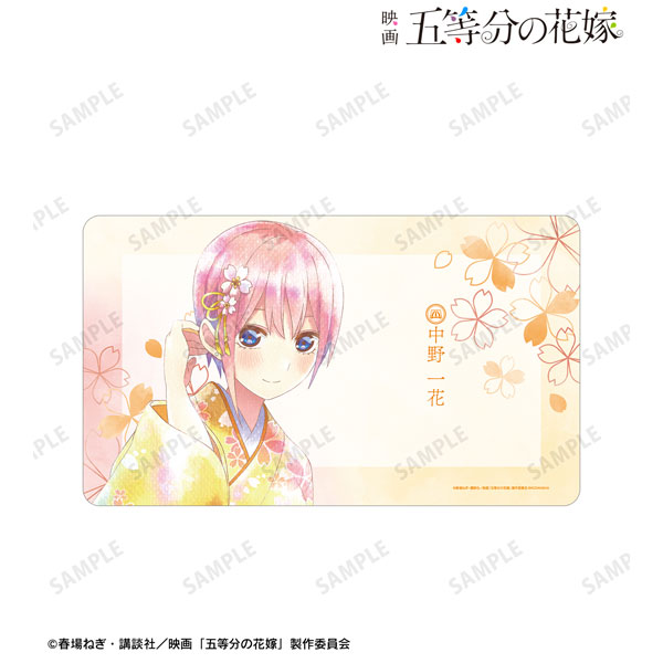 映画『五等分の花嫁』 描き下ろしイラスト 中野一花 桜和装ver. Ani-Art aqua label マルチデスクマット