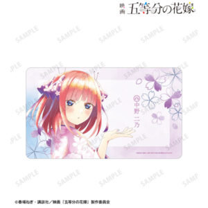 映画『五等分の花嫁』 描き下ろしイラスト 中野二乃 桜和装ver. Ani-Art aqua label マルチデスクマット