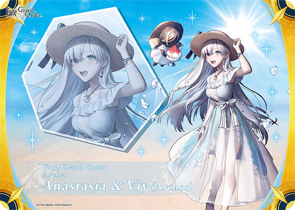 キャラクター万能ラバーマット Fate/Grand Order「アーチャー/アナスタシア＆ヴィイ」