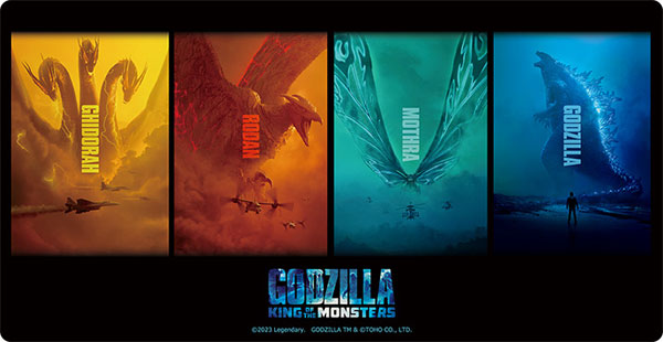 キャラクター万能ラバーマットスリム ゴジラ キング・オブ・モンスターズ「Monsters」