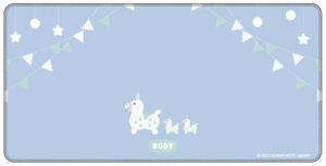 ロディ デスクマット ブルー