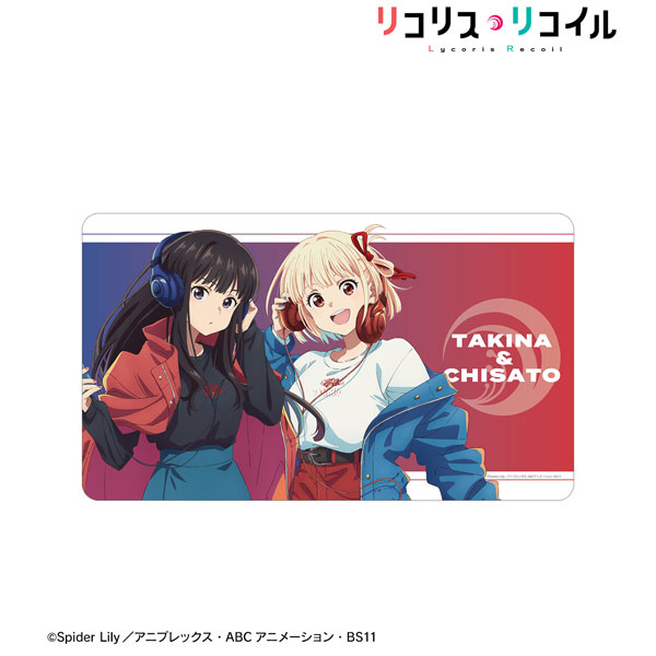 TVアニメ「リコリス・リコイル」 描き下ろし 錦木千束＆井ノ上たきな 私服ver. マルチデスクマット