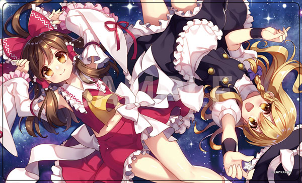 東方Project クリエイターズプレイマット 6 霊夢＆魔理沙 illust.まさる.jp