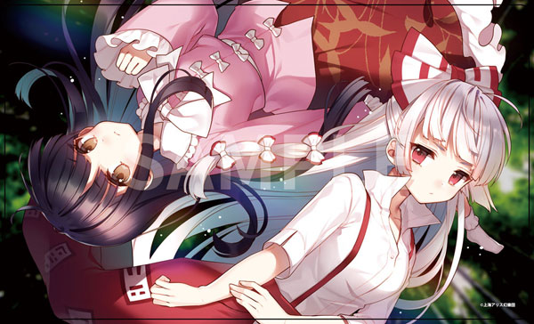 東方Project クリエイターズプレイマット 7 藤原妹紅＆蓬莱山輝夜 illust.まさる.jp