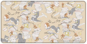 トムとジェリー デスクマット ベージュ