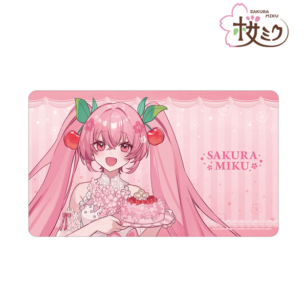 桜ミク 描き下ろし 桜ミク 桜パーティーver. Art by しゅがお マルチデスクマット