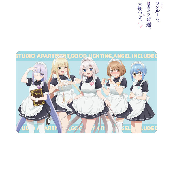 TVアニメ「ワンルーム、日当たり普通、天使つき。」 描き下ろし 集合 メイドver. マルチデスクマット