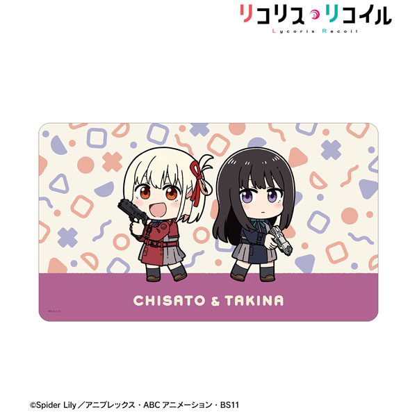 「リコリス・リコイル」 描き起こし 錦木千束＆井ノ上たきな Art by 荒* ちびキャラ マルチデスクマット ver.A
