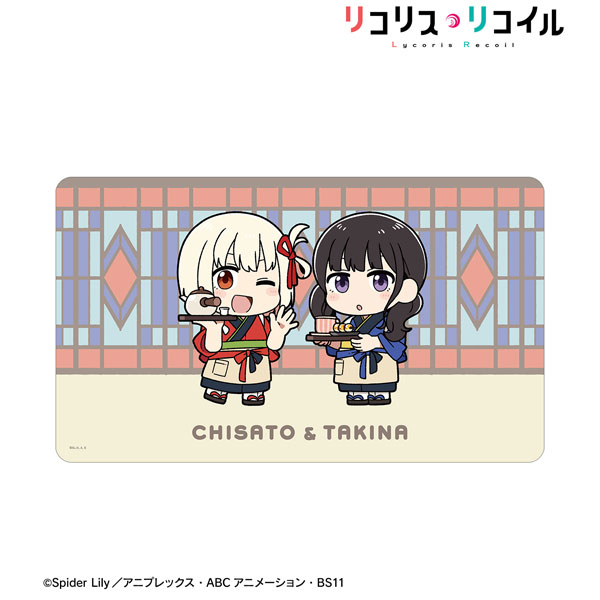 「リコリス・リコイル」 描き起こし 錦木千束＆井ノ上たきな Art by 荒* ちびキャラ マルチデスクマット ver.B